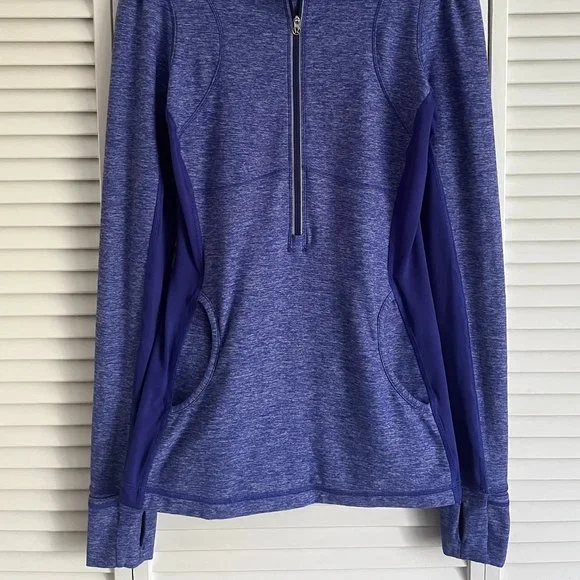 Lululemon Star Runner Pullover Pigment Blue size 6 rare